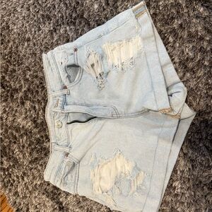 American Eagle Outfitters Light Blue Denim Shorts